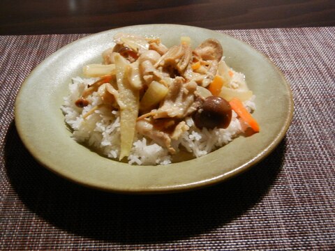 豚肉とタケノコのグリーンカレー